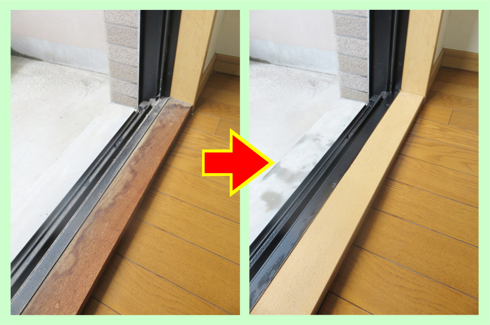 色落ち・色褪せを塗装でリペア
