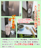 凹みの深さと範囲は大きめ