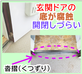 鹿児島　玄関ドア開閉トラブルを解決